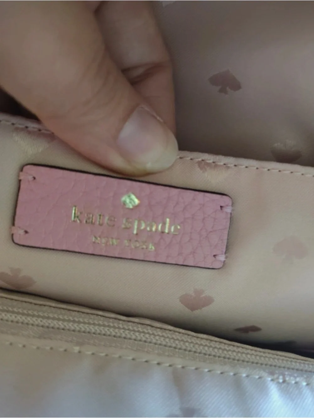 kate spade Pink Riverdale Patch Mini Backpack